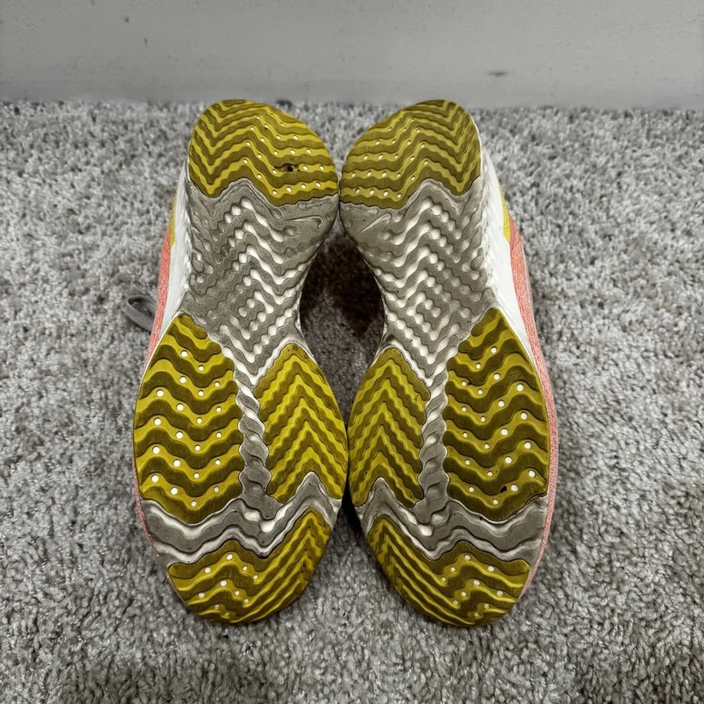 Nike Pink. Yellow and Cream Breathable Sneakers
